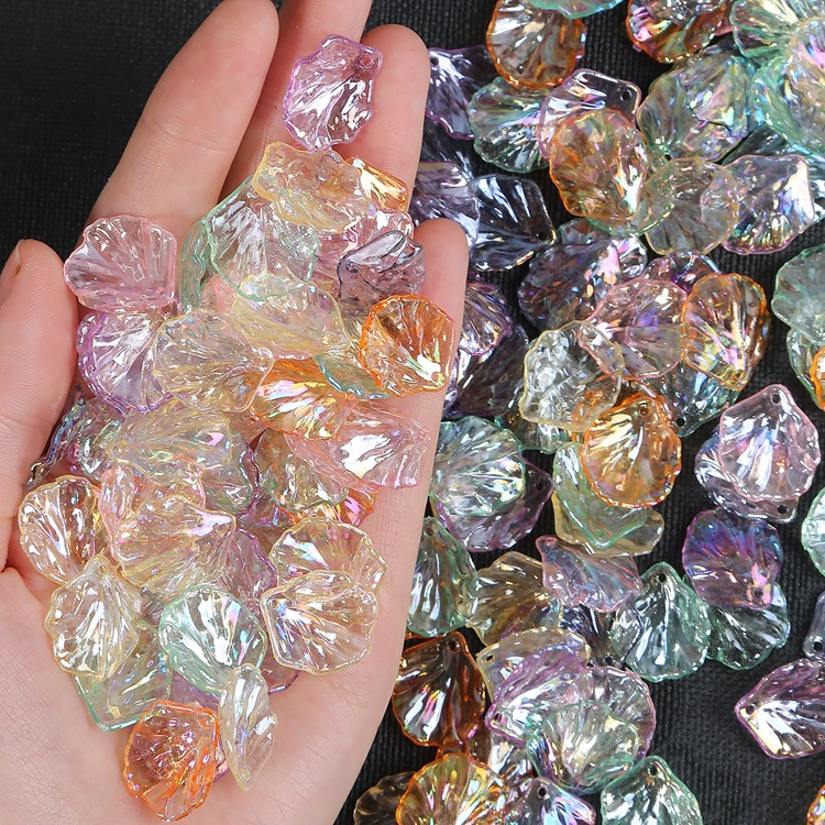 Set 40 Kẹp Tóc Cánh Hoa Mẫu Đơn Đính Ngọc Trai Giả Thời Trang