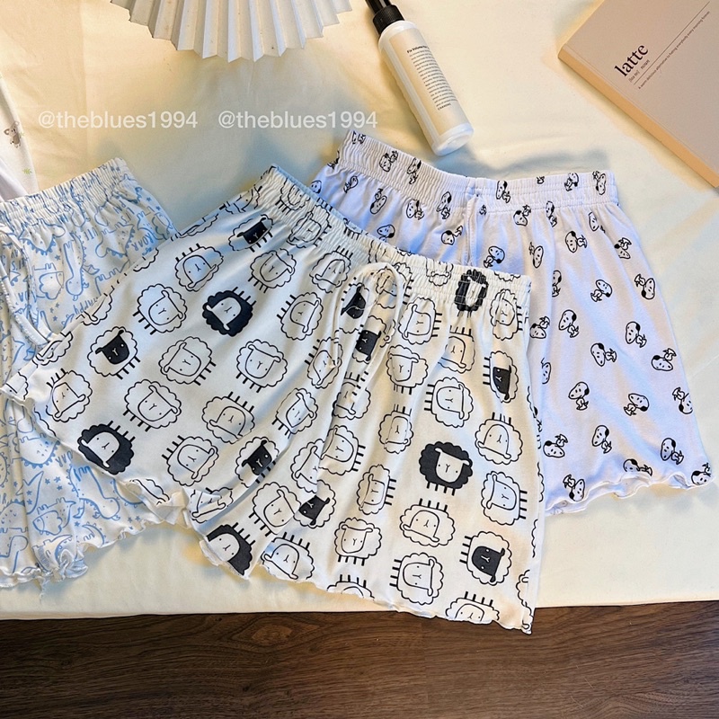 Quần Đùi Ngủ, Quần Ngủ Nữ Thái Lan Cotton Nhiều Hình