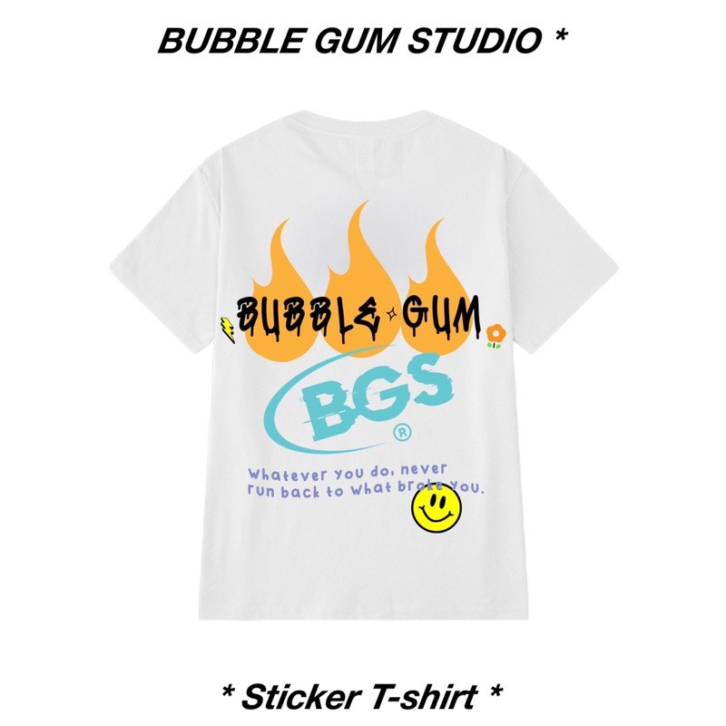 Áo thun Sticker mặt cười - by Bubble Gum Studio