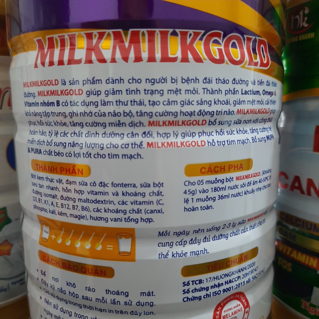 Sữa bột MilkMilk Gold Pluscerna - Lon 900g