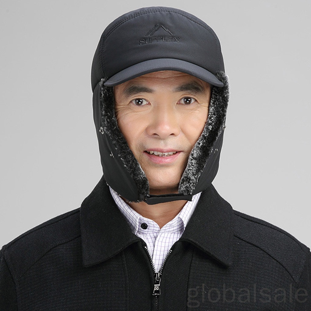 Mũ thiết kế bịt tai giữ ấm chống nước mùa đông tiện dụng khi trượt tuyết/đi bộ