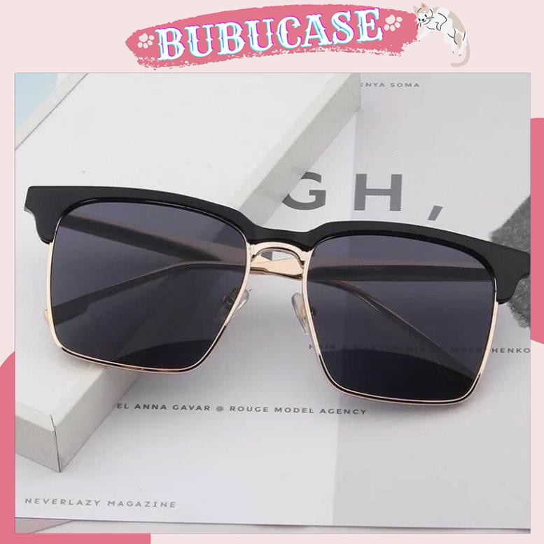 Kính V nam cao cấp - Kính nam shoppe- gọng vàng tròng chống UV400