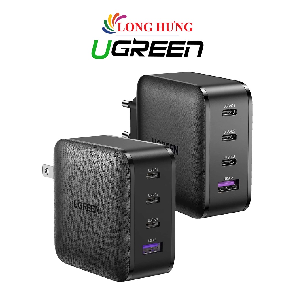 Sạc đa cổng Ugreen GaN X 65W PD 3.0 QC 4.0 CD224 - Hàng chính hãng