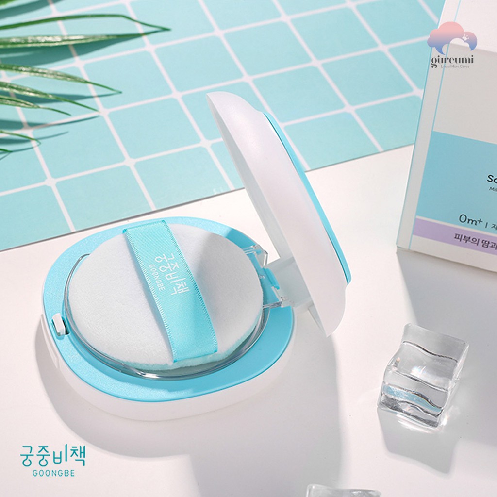 Phấn phủ kiềm dầu Hàn Quốc GOONGBE, dạng nén mịn da không kích ứng cho da nhạy cảm 25g | BigBuy360 - bigbuy360.vn