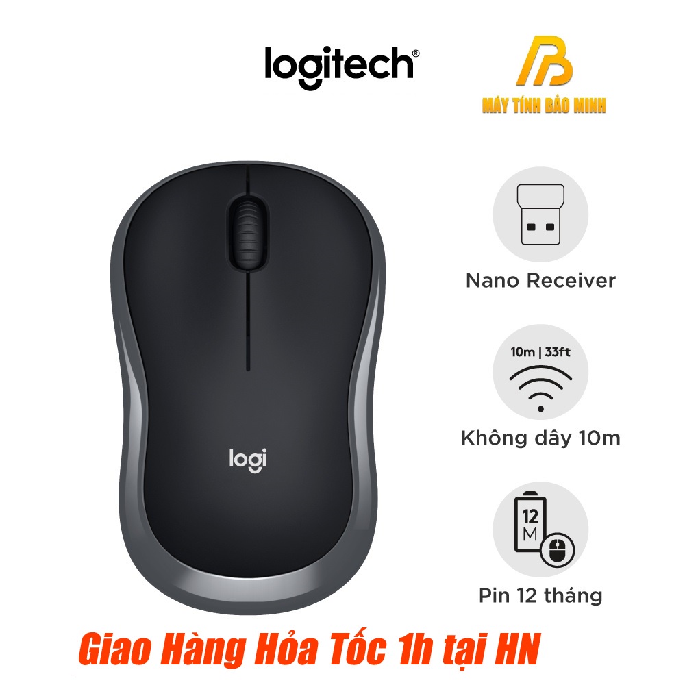 Chuột Không Dây Logitech B175 - Hàng Chính hãng DGW phân phối BH 3 Năm