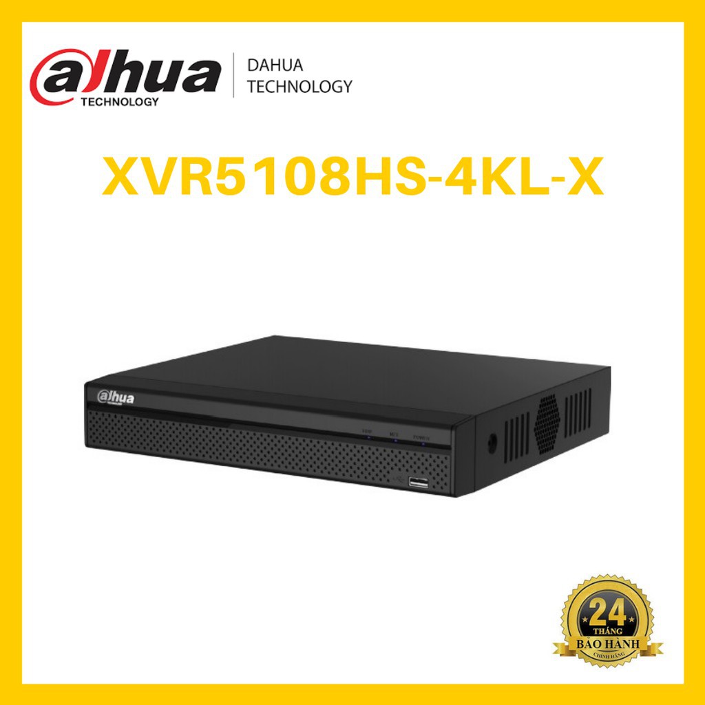 anninhgiare- Đầu ghi hình HDCVI/TVI/AHD và IP 8 kênh DAHUA XVR5108HS-4KL-X