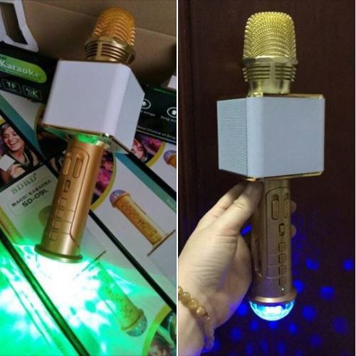 Micro Bluetooth SD09L tích hợp đèn led vũ trường