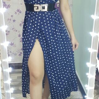 Đầm maxi bẹt vai