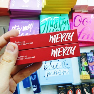 Son kem lì Merzy The First Velvet Tint vỏ đỏ Noel edition