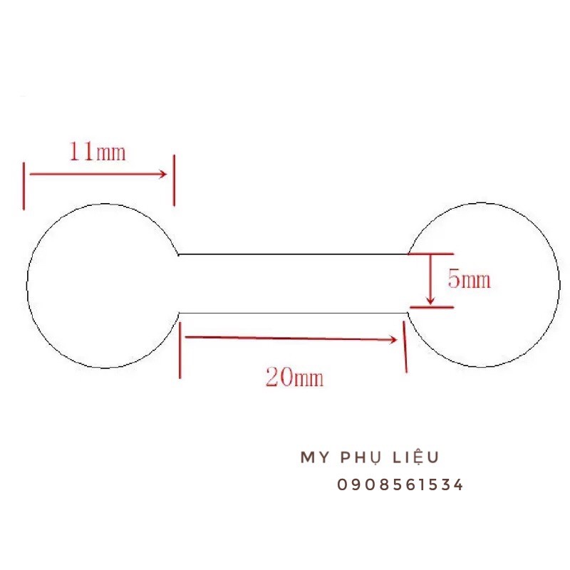 Tag dán trang sức tròn màu nâu (nhẫn vòng trang sức các loại)