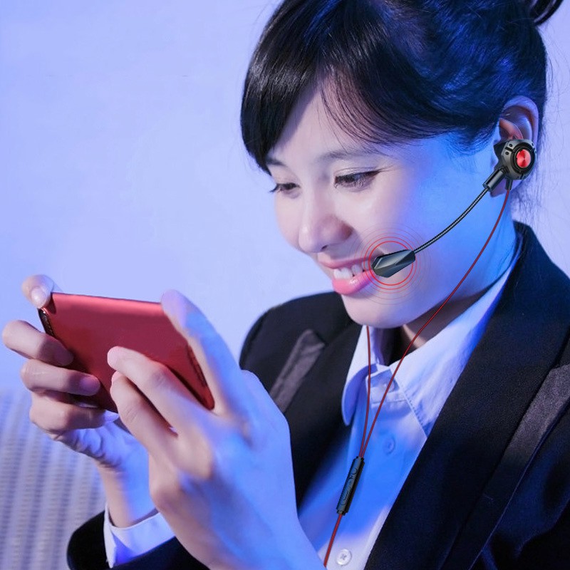 Tai nghe Gaming G6 có mix đàm thoại nghe bước chân,chống đứt,Tai nghe iphone thích hợp các dòng máy samsung,iphone,nokia