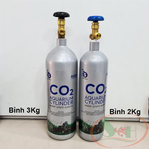 Bình Co2 Sắt Thép 3kg Thủy Sinh Chuyên Dụng