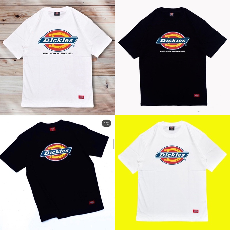 Áo phông chính hãng Dickies Nam/ Nữ (màu đen và trắng)