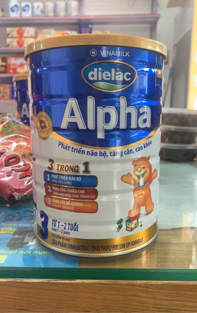 Sữa Dielac Alpha số 1 - 2- 3 -4 900G