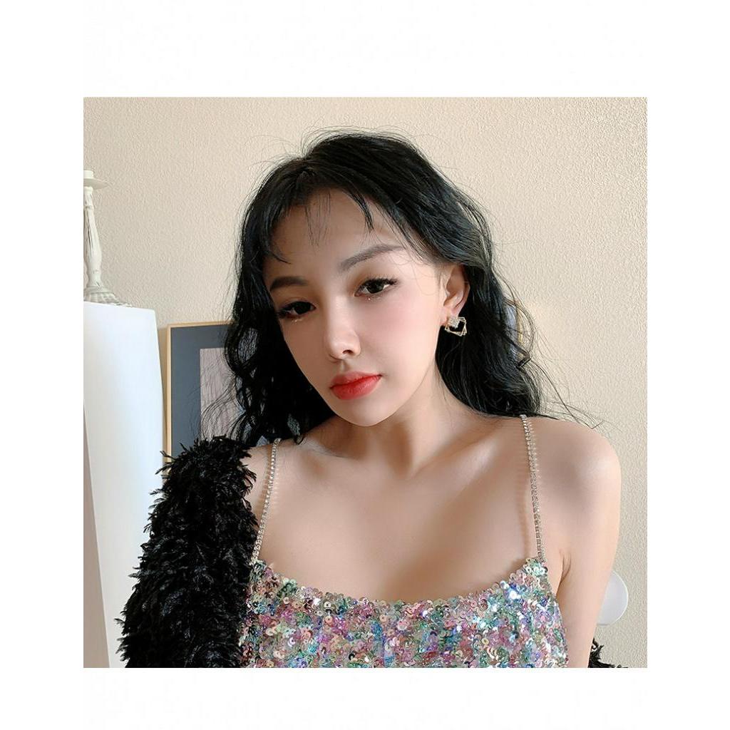 Bông tai đính đá thời trang cho nữ