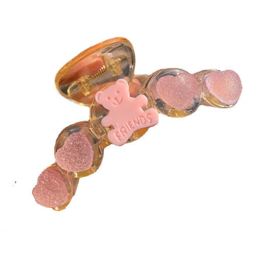 Kẹp Tóc Hình Trái Tim Hoạt Hình Phong Cách Hàn Quốc Xinh Xắn Cho Nữ