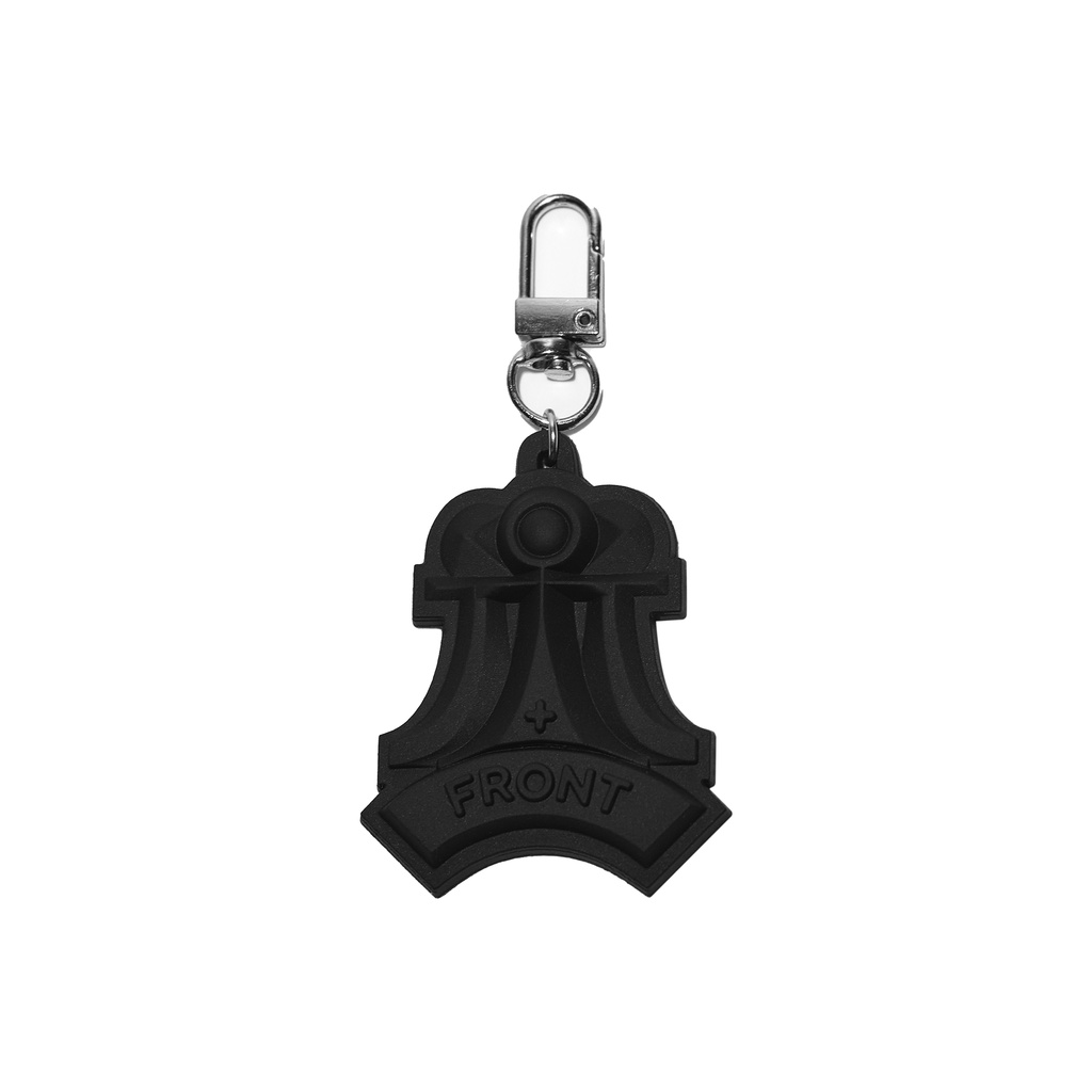 FRONT The Bishop Keychain D421 - BLACK ♟ Móc khoá FRONT nhựa PVC cao cấp