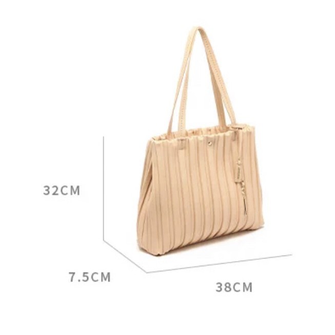 [Mã WASKT304 giảm 15% tối đa 30K đơn 99K] Micocah - [New] Túi xách Micocah dáng tote xếp ly thời trang size lớn MCC410