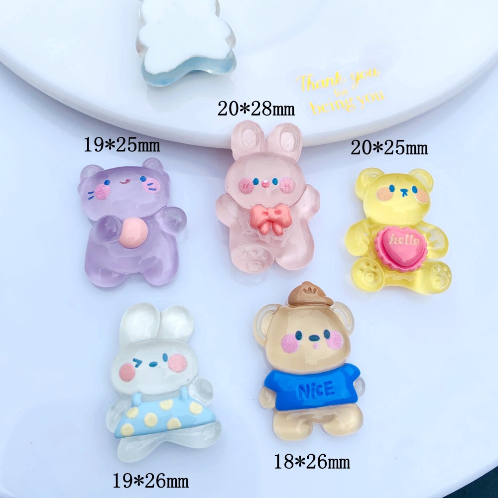 Set 10 Phụ Kiện Cài Áo Hình Động Vật Dễ Thương