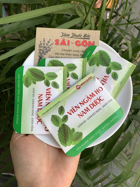 Kẹo ngậm ho Nam Dược - Người bị ho kéo dài thành từng cơn, ho gió, ho dị ứng, ho khan, có đờm, viêm thanh quản | BigBuy360 - bigbuy360.vn