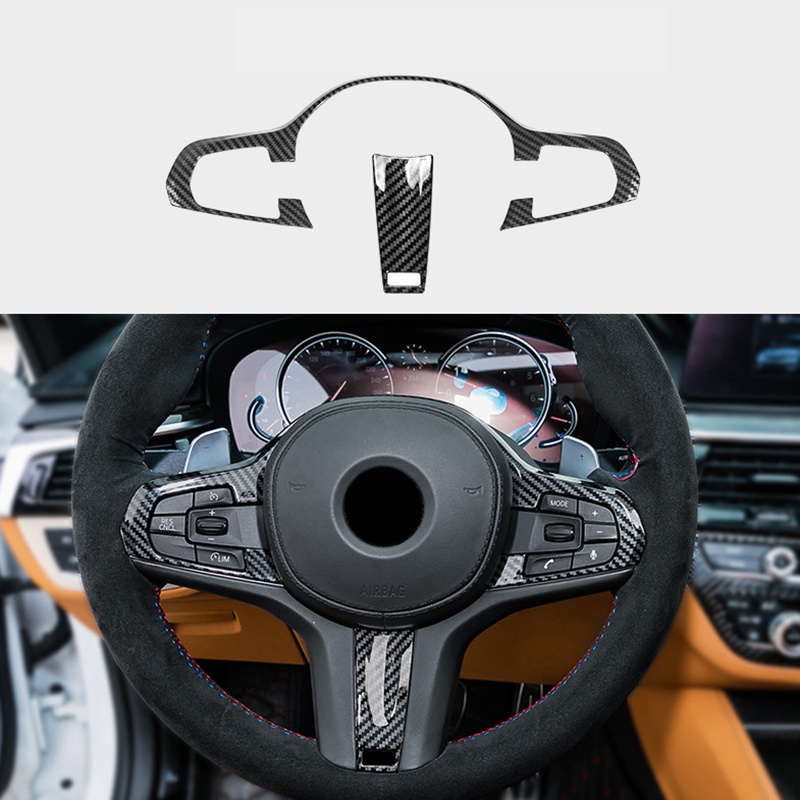 Miếng Dán Trang Trí Vô Lăng Xe Hơi BMW G30 X3 G01 X4 G02 X5 G05 X6 G06 2018-2020