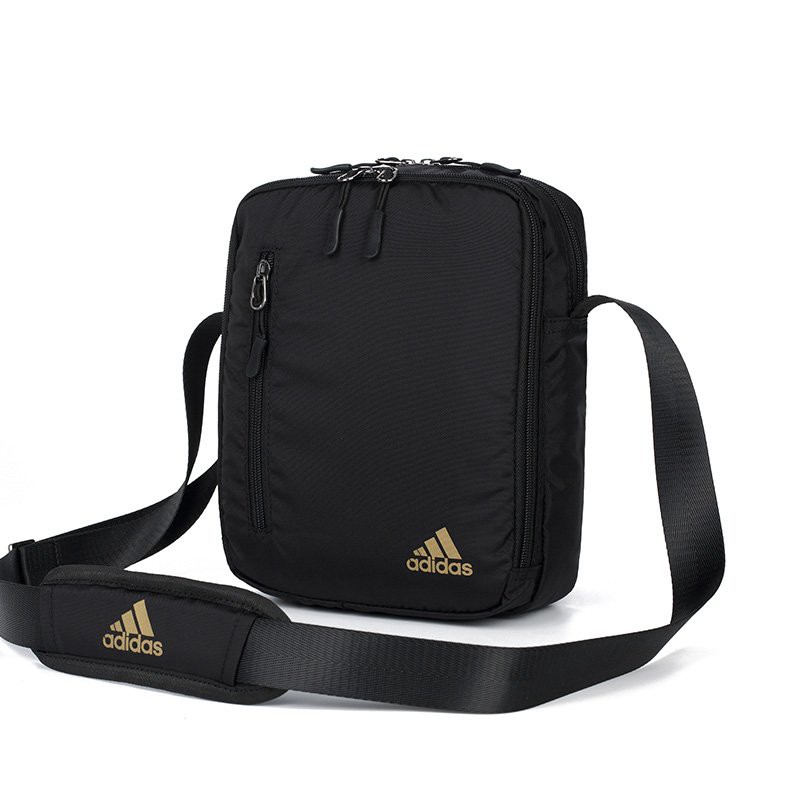 Túi đeo chéo Adidas thời trang, khóa kéo 2 bên, 3 ngăn, ảnh thật