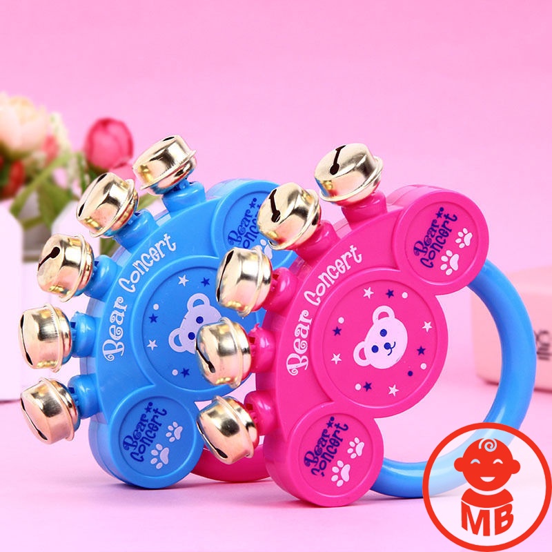 Lục lạc xúc xắc GẤU 5 CHUÔNG cho bé