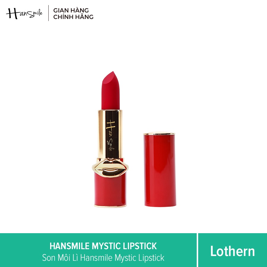 Son Thỏi Lì Lâu Trôi Hansmile Mystick Lipstick 3,5g Chất Son Cao Cấp Mịn Như Nhung