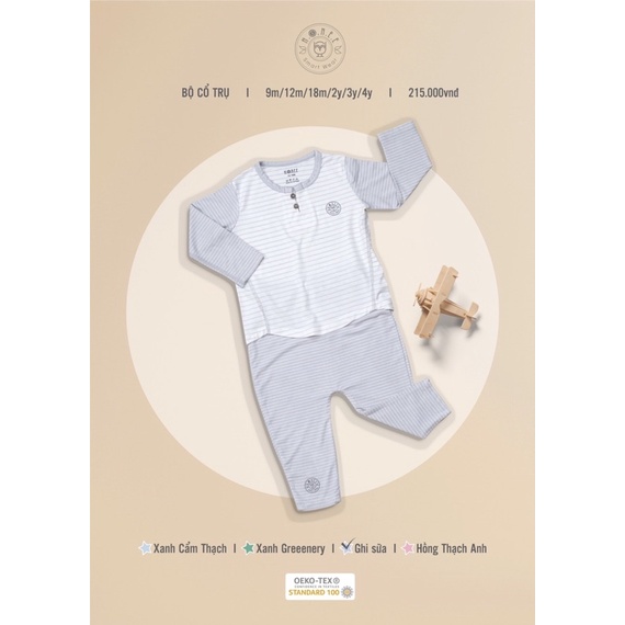 Hrnee! Bộ cổ trụ dài tay với thiết kế mới độc đáo lạ mắt và vô cùng đáng yêu cho các bé trai!
