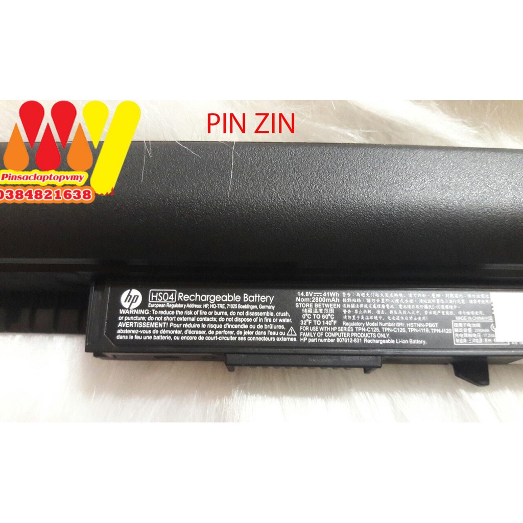 Pin HP 14-ac100nl 14-ac100nv 14-ac100nx 14-ac100ur 14-ac101la14-ac101na 14-ac101ne 14-ac101nf 14-ac101ng 14-ac199ur