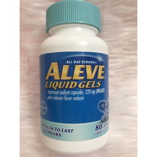 Aleve Liquid Gels 80 viên của Mỹ