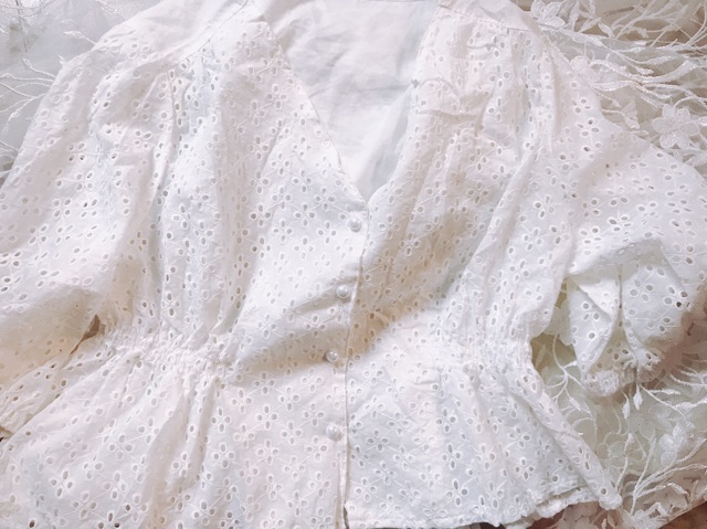 Áo kiểu tiểu thư bo eo - Hình thật ở cuối | BigBuy360 - bigbuy360.vn