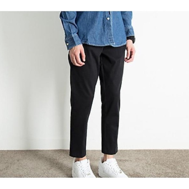Quần kaki baggy nam nữ ống côn cực chất