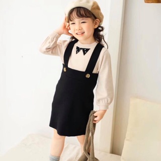 Sét váy yếm +áo len