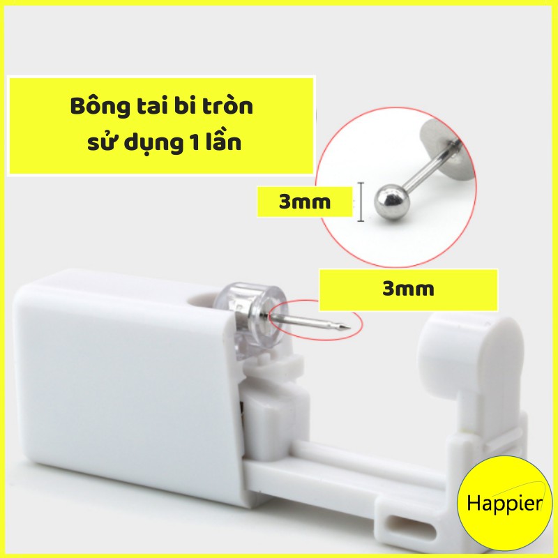 Bấm Lỗ Tai Dùng 1 Lần - Happier