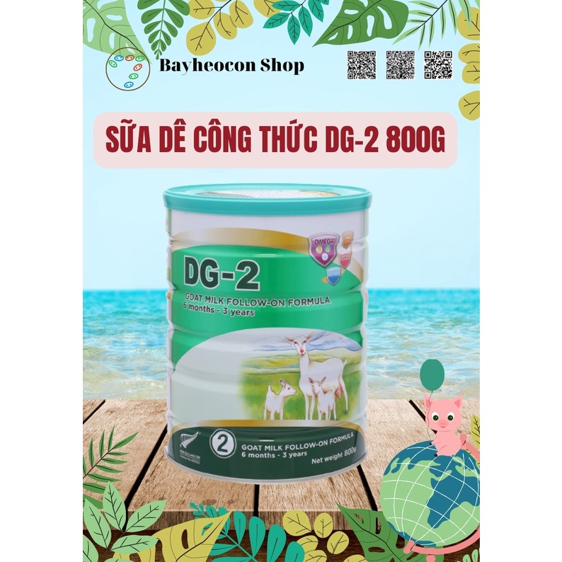 Sữa Dê Công Thức DG2 (800gr)