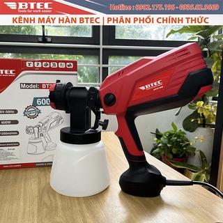 Máy phun sơn mini cầm tay btec bt27-800 công suất 600w