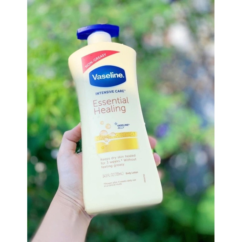 Sữa Dưỡng thể Vaseline Intensive Care 725ml 4 màu Vàng - Hồng - Xanh lá - Nâu