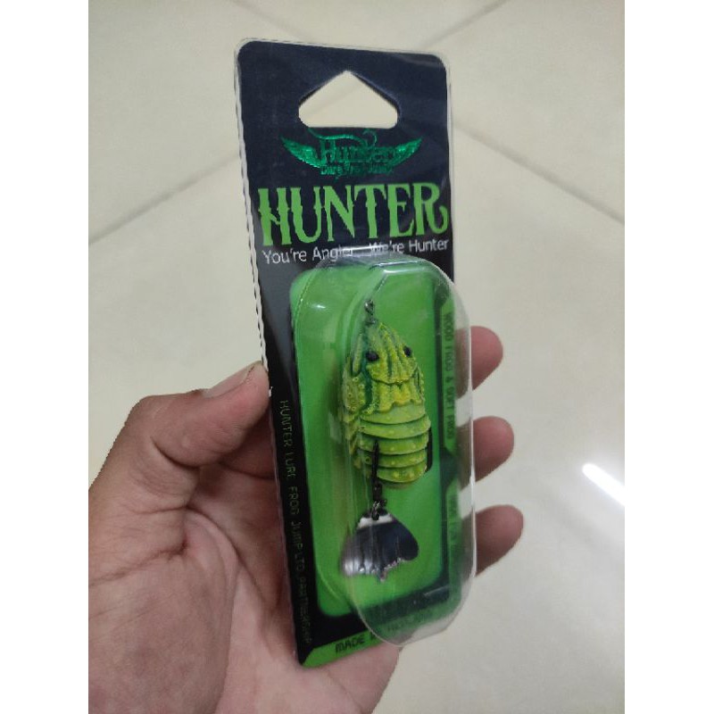 [Hàng chuẩn] Nhái hơi Hunter V4 chuyên dùng lure cá lóc