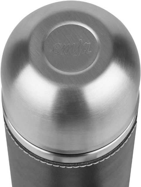 Bình giữ nhiệt inox EMSA SENATOR GERMANY 1000ml. PHIÊN BẢN CAO CẤP ỐP DA THẬT VÀ SILICON.