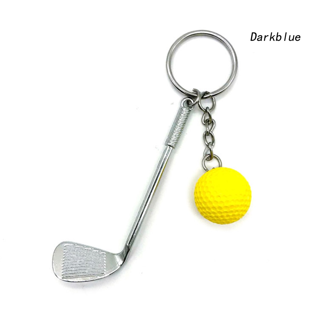 Móc Khóa Hình Quả Bóng Golf Trọng Lượng Nhẹ Xẻ Tà Thời Trang Cho Người Yêu Thể Thao