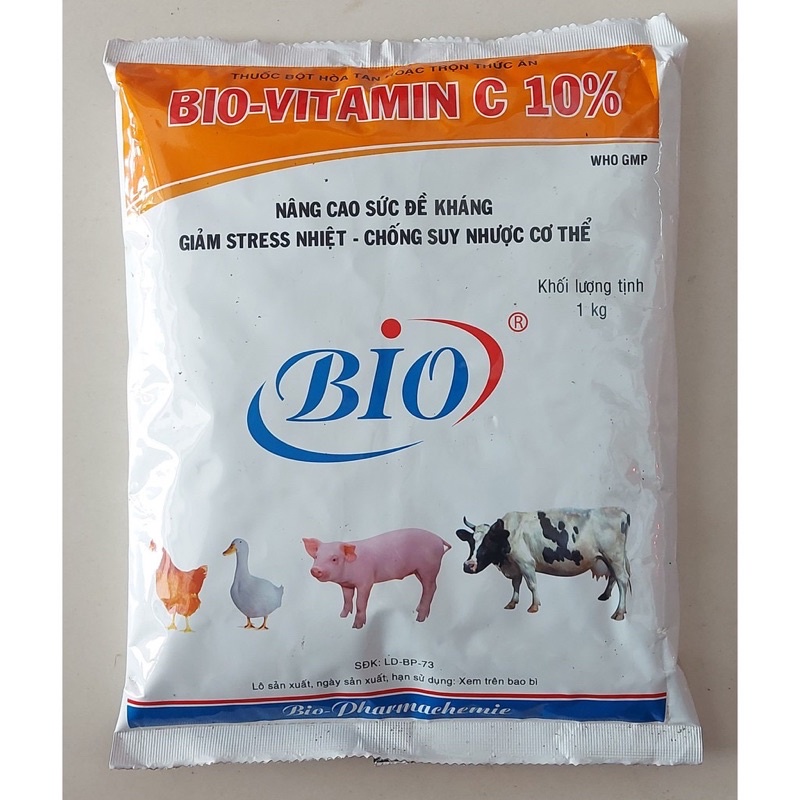 Vitamin C 10%  Nâng cao sức đề kháng, giảm stress, chống suy nhược cơ thể