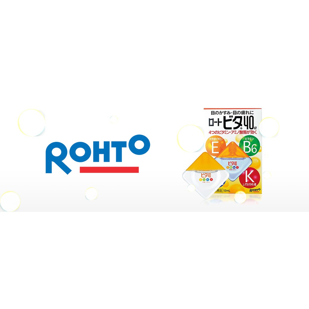 Rohto Vita 40 - Nước nhỏ mắt Rohto Vitamin 40 Nhật Bản 12ml | BigBuy360 - bigbuy360.vn