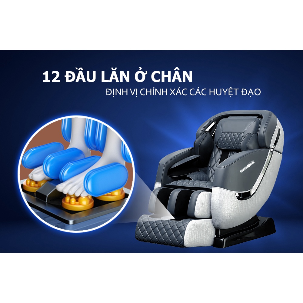 Ghế massage Panworld PW-5519 thương hiệu Thái Lan massage toàn thân cao cấp