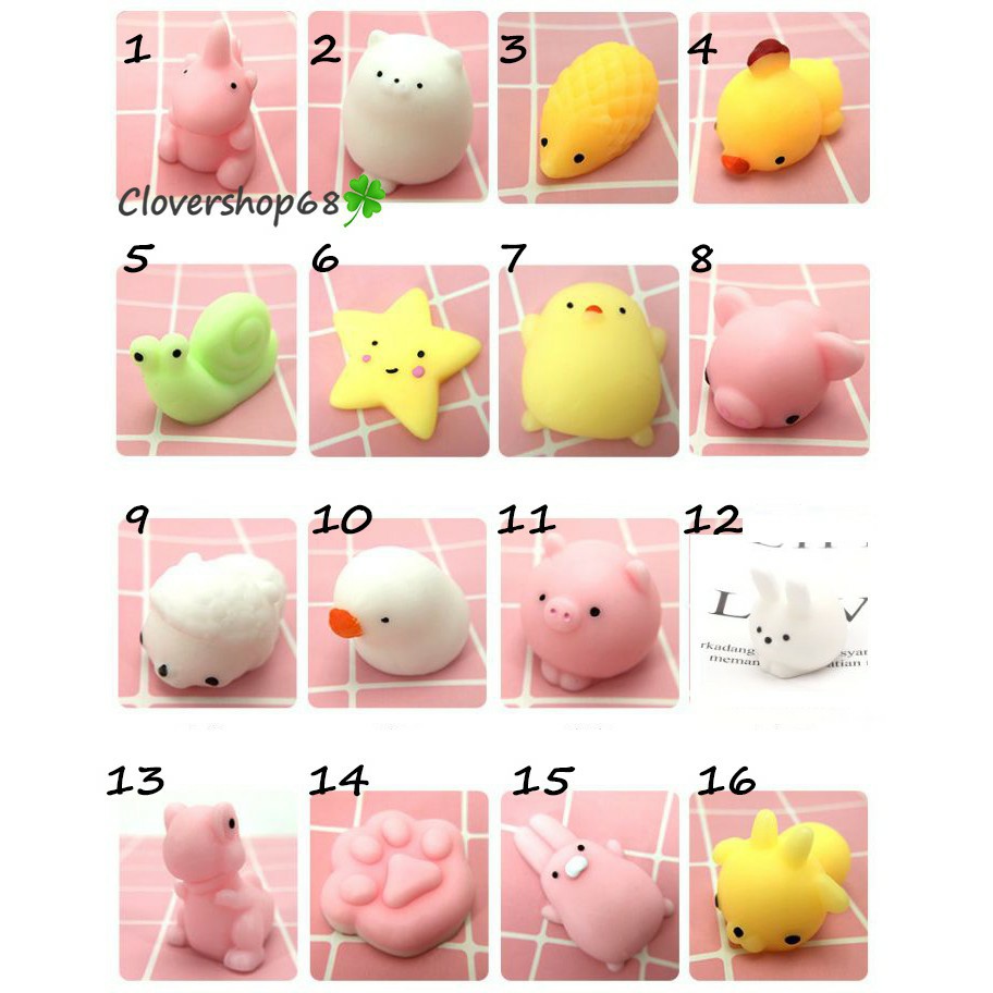 Đồ chơi mochi hình thú _bangoaidu