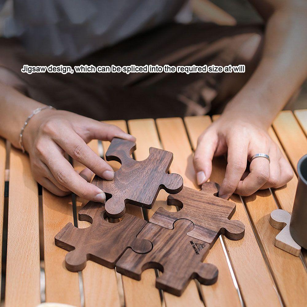 Miếng Lót Nồi Cách Nhiệt Hình Mảnh Ghép Sáng Tạo