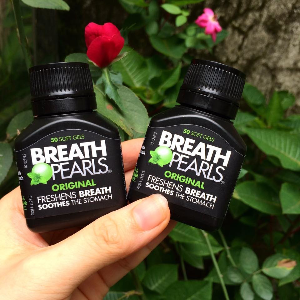 Viên Uống Thơm Miệng Breath Pearls - Úc 50 Viên