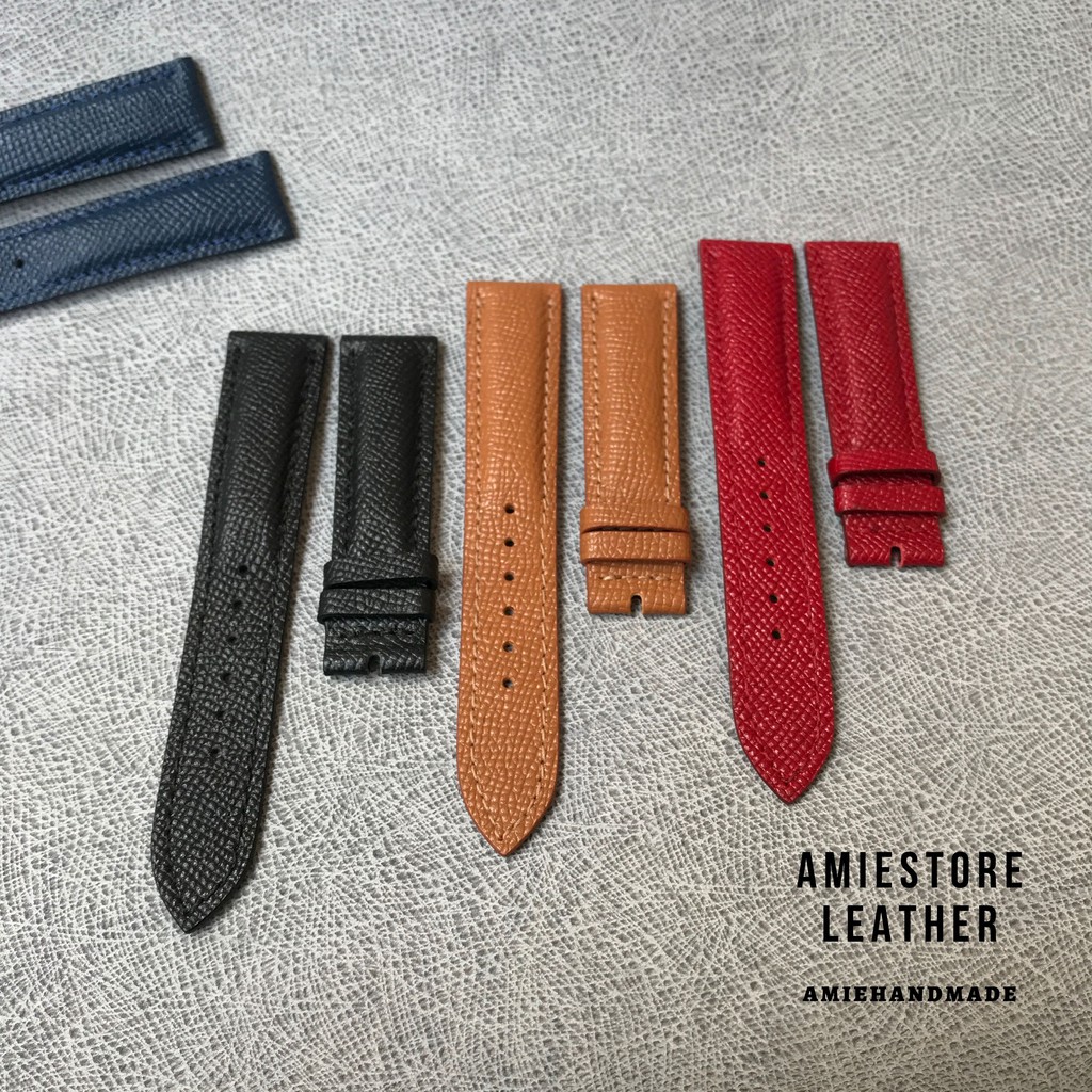 [ Uy Tín ] Dây Đồng Hồ Da Bò - Da Bò Thật - Amiestore Leather