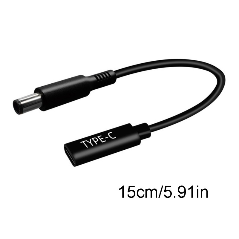 Dây Cáp Chuyển Đổi Usb Type C Sang 7.4x5.0mm Dc Cho Dell Latitude E7406 E7450