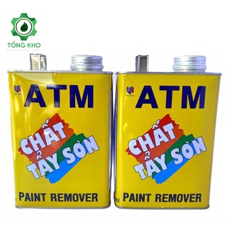 Chất tẩy sơn ATM, dung dịch tẩy sơn trên mọi chất liệu dung tích 875ml
